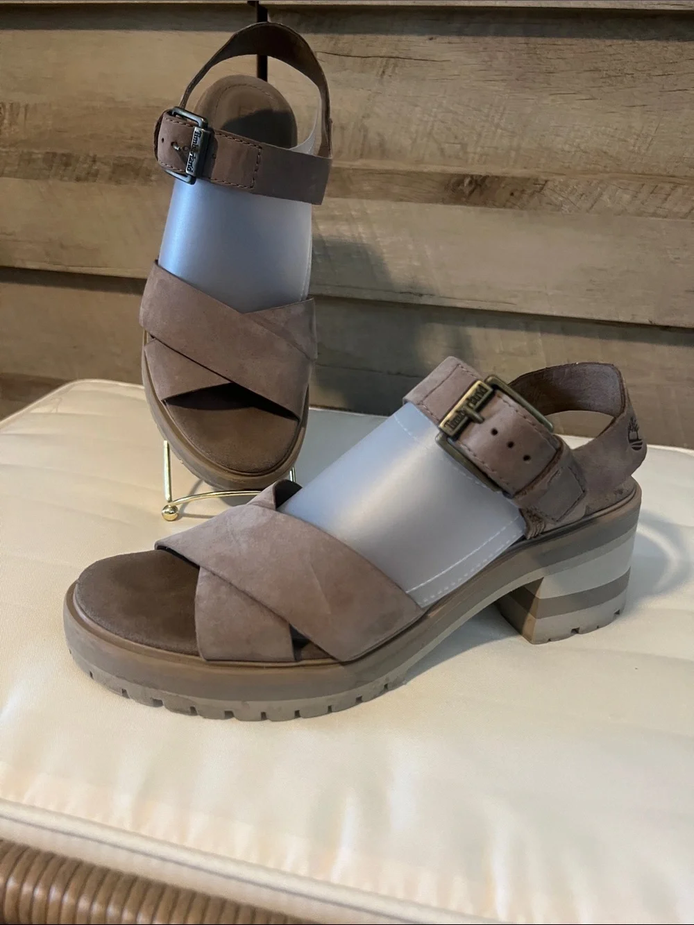 Timberland suede crisscross